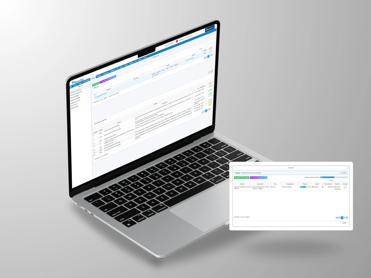 modulo planes accion hallazgos auditoria seguimiento